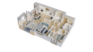 The Teal Floor Plan