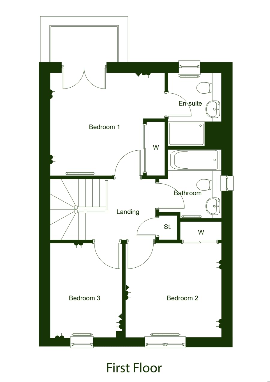 Sycamore Cottage Floor Plan