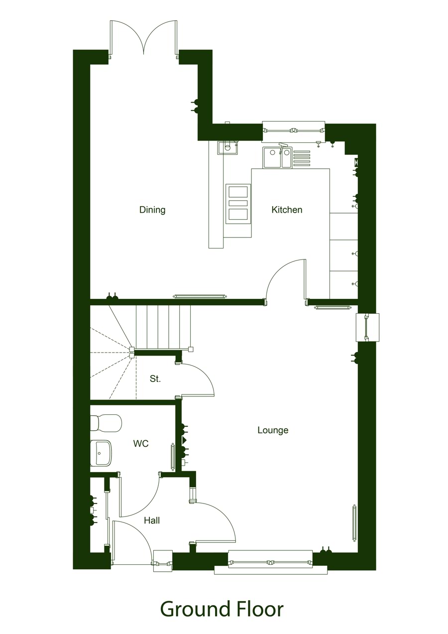 Sycamore Cottage Floor Plan