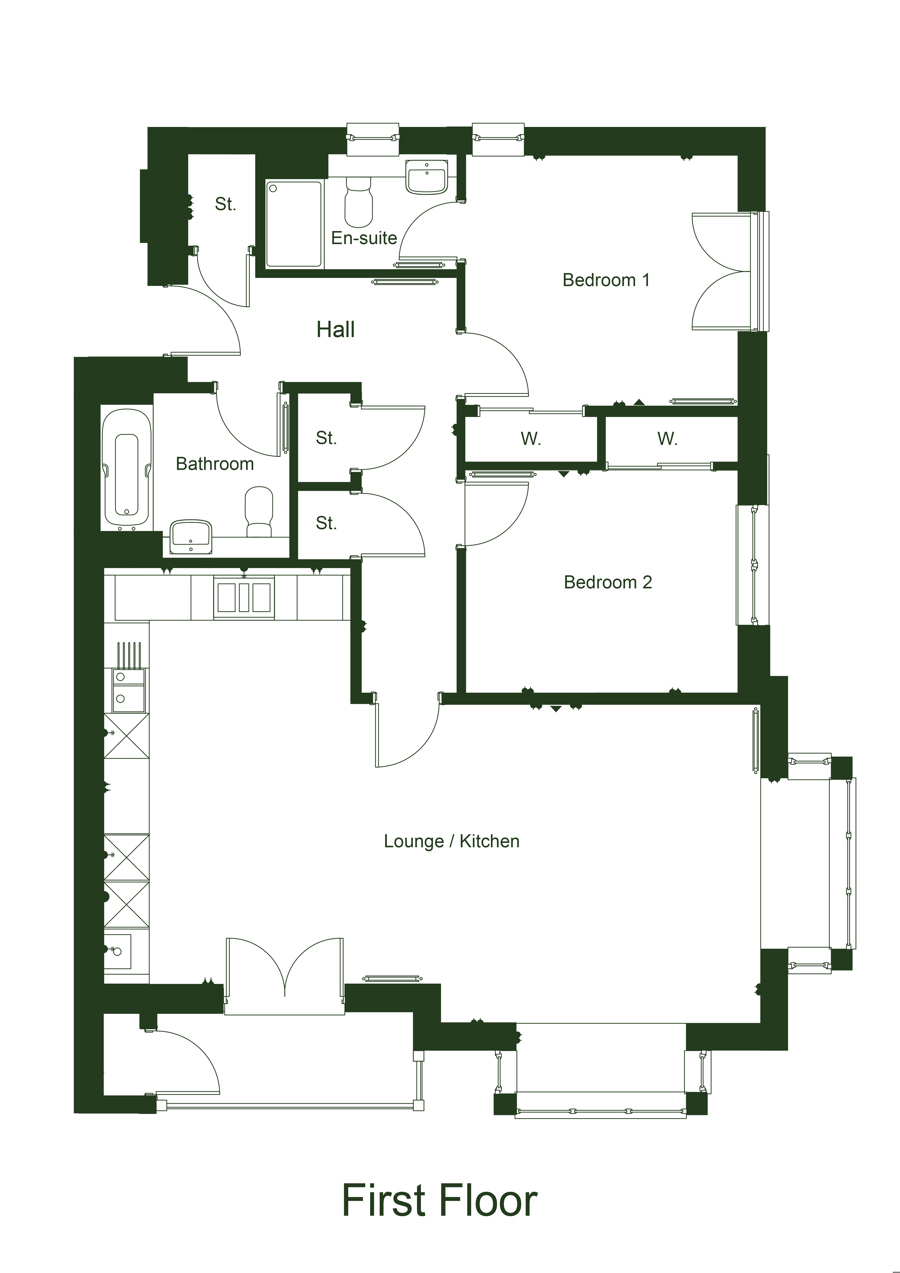 The Kittiwake Floor Plan