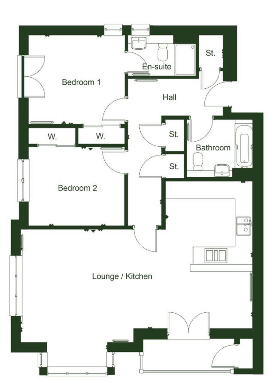 The Kingfisher - Showhome Floor Plan