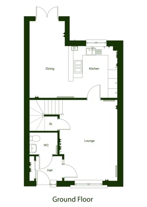 Rowan Cottage Floor Plan