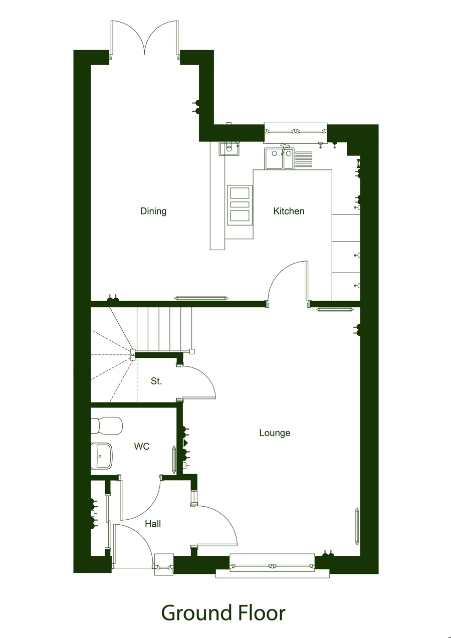 Rowan Cottage Floor Plan