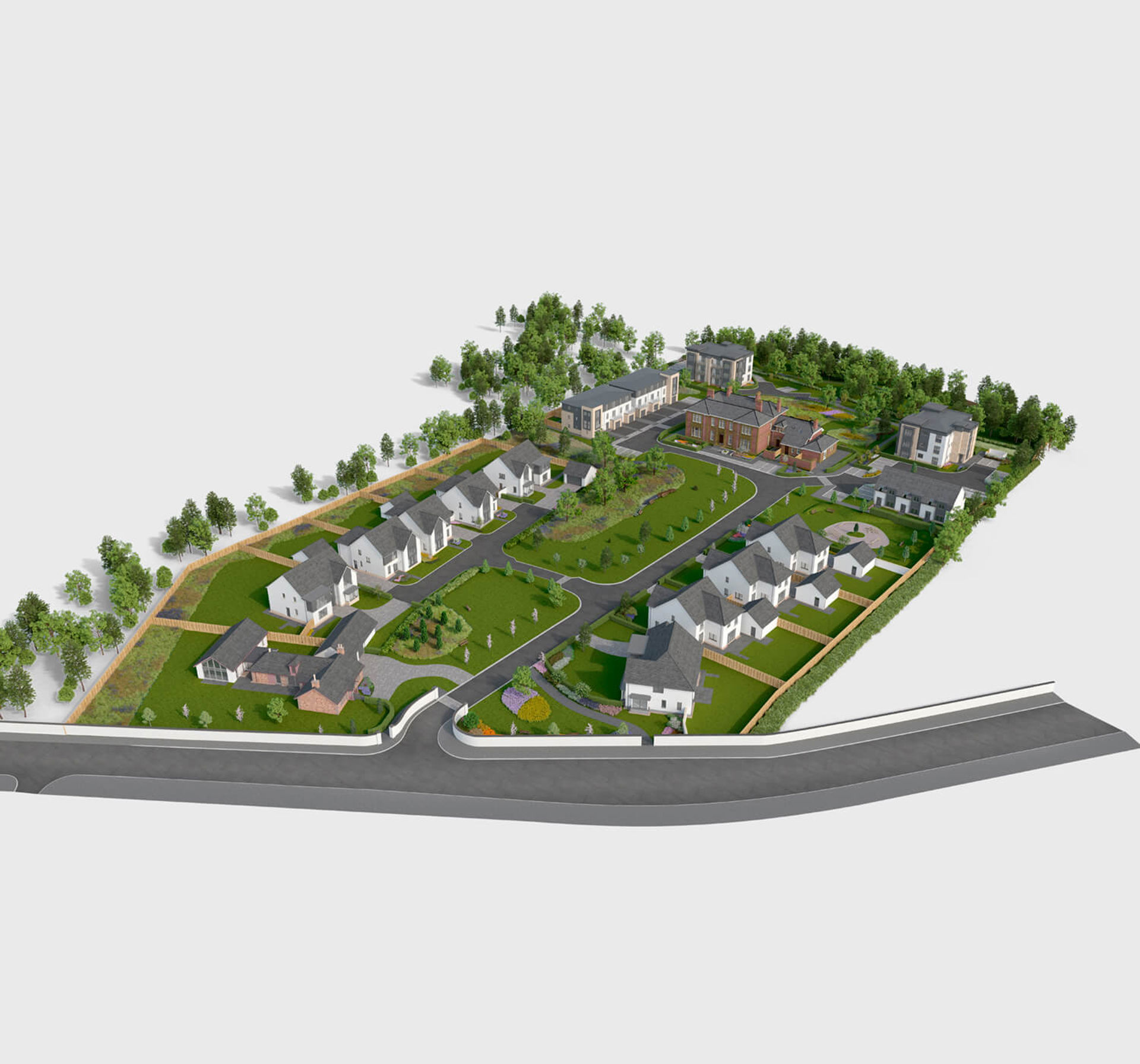 3D Site Image With Borders
