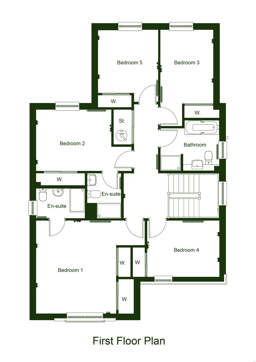 Burnet House - Show Home Floor Plan