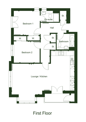 The Sabine Floor Plan