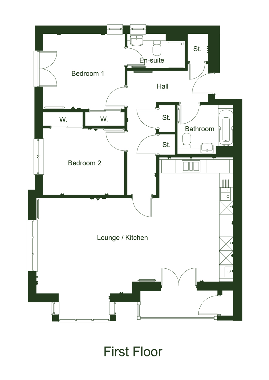 The Sabine Floor Plan