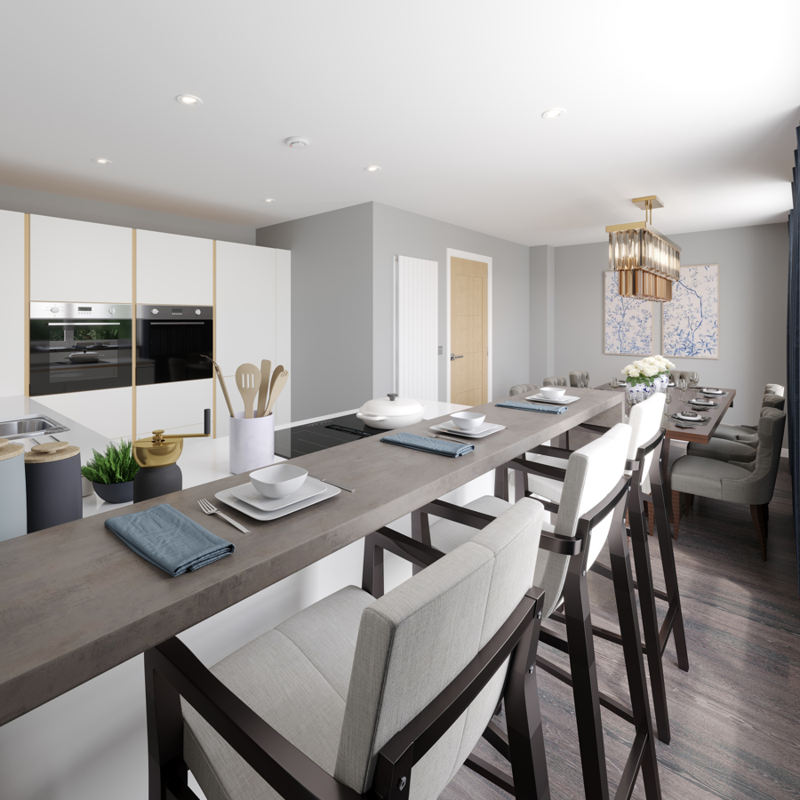 DH Mid Mews Kitchen 2 Plot 14 Image