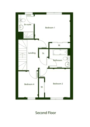 Thistle Mews House - upgraded flooring, light fittings & wallpapers included* Floor Plan